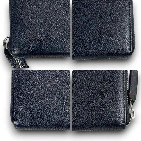 Saint Laurent Authentic Black Leather Long Continental Zippy Wallet w/ Box & Bag - Picture 5 of 10